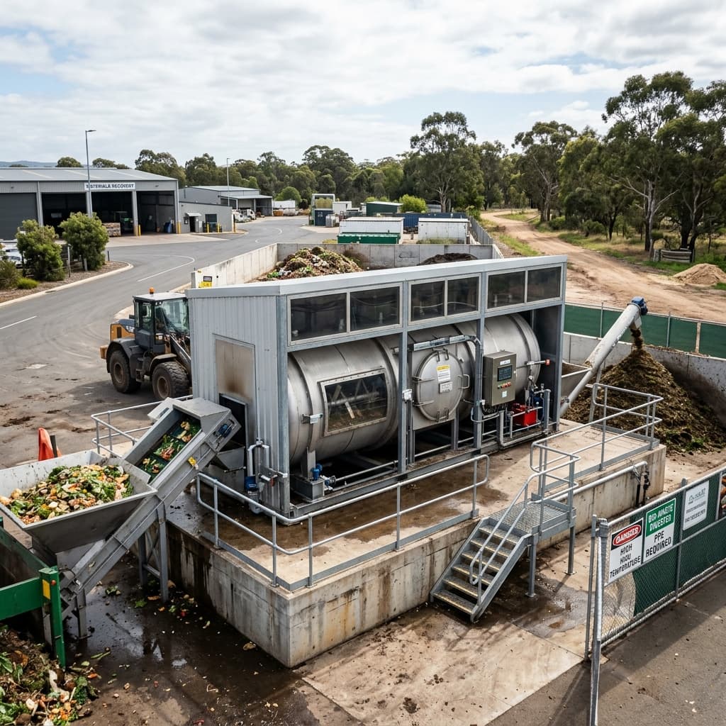 Palaash Eco Solutions Outdoor Digester Installation