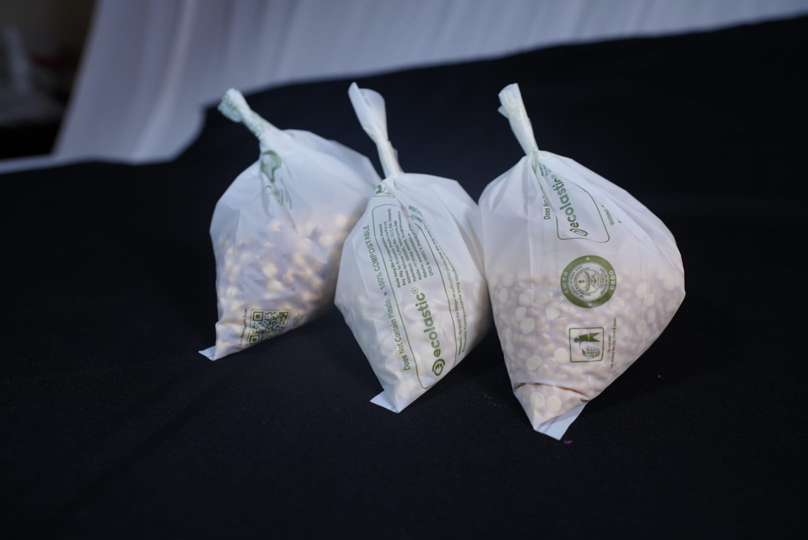 Palaash Eco Solutions 100% Compostable Pouches (White) - 9 x 14 inches - 100 Pcs/kg
