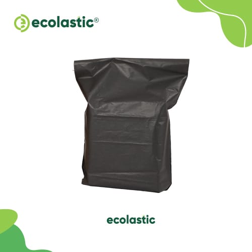 Palaash Eco Solutions 100% Compostable Courier bag (Black) -11x14 + 2(inches) - 55 Pcs/kg